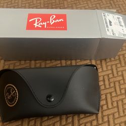 Men’s Ray Ban Daddy-O Sunglasses With Rubber Black Frame Dark Green Lens