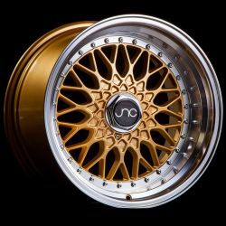 18X8.5 JNC JNC004 GOLD MACHINED LIP Wheels