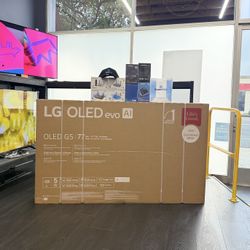 77 INCH LG OLED G5 SMART 4k TVS AI THIN Q BRAND NEW SEALED 