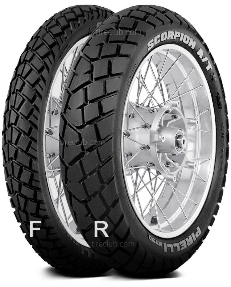 Pirelli MT90 Scorpion A/T  120/80-18 Rear And Front Tire Set