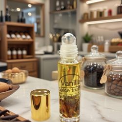 Vanilla Spice Truffle Unisex Gourmand Perfume Oil 10mL Roll-On Ltd Ed  Indulge in wearable decadence with Vanilla Spice Truffle – a unisex gourmand pe