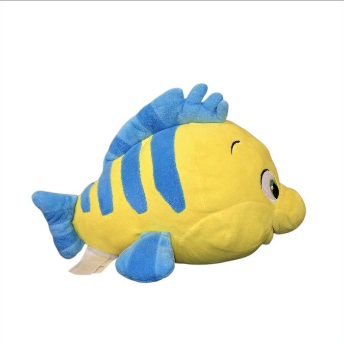 Disney Parks Store The Little Mermaid Flower Fish Plush 10" Stuffed Animal