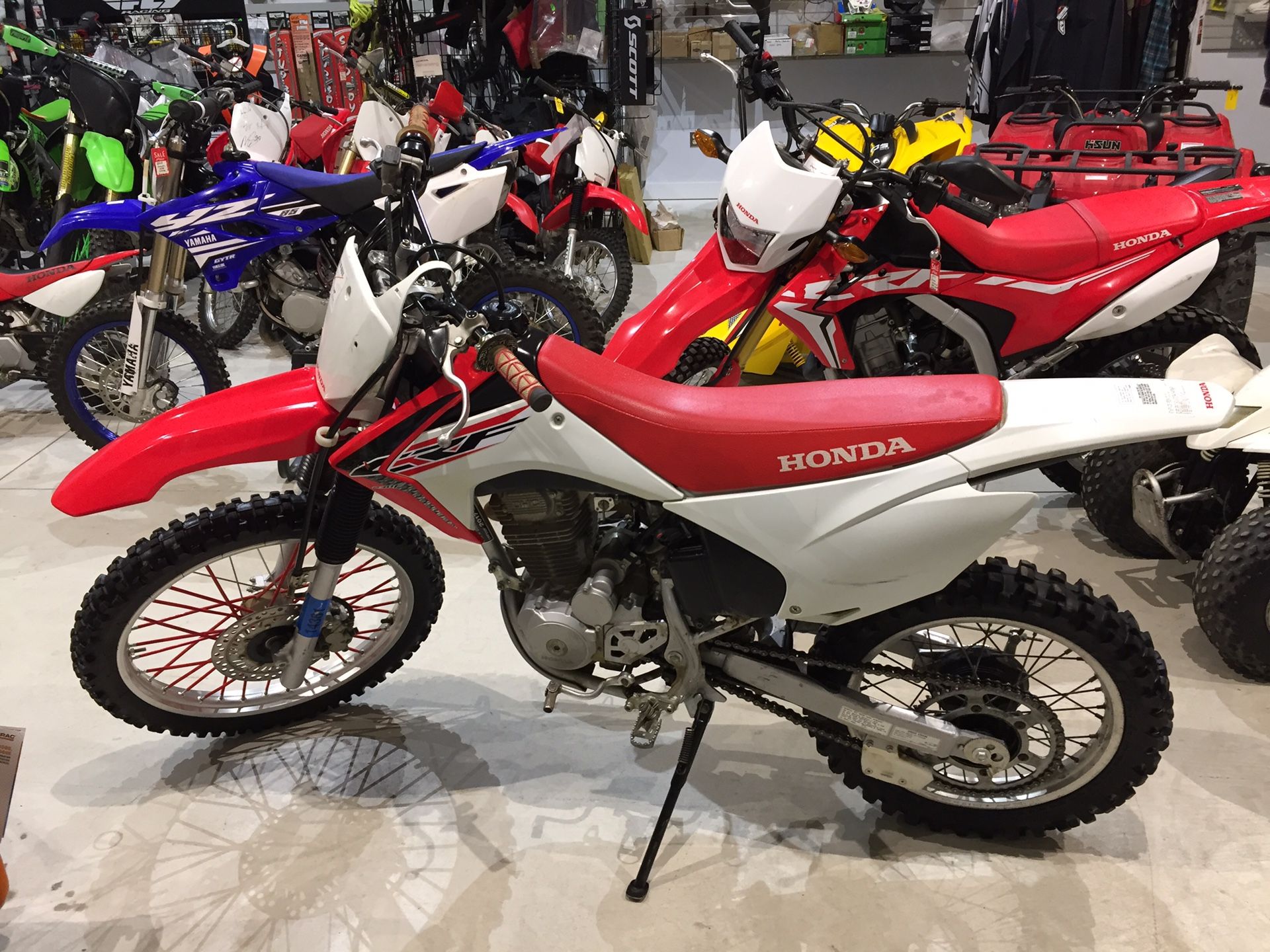 2017 Honda crf230f crf230 crf 230f 230 f 4 stroke dirt bike will trade