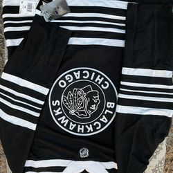 Adidas Blackhawks Black Authentic Jersey