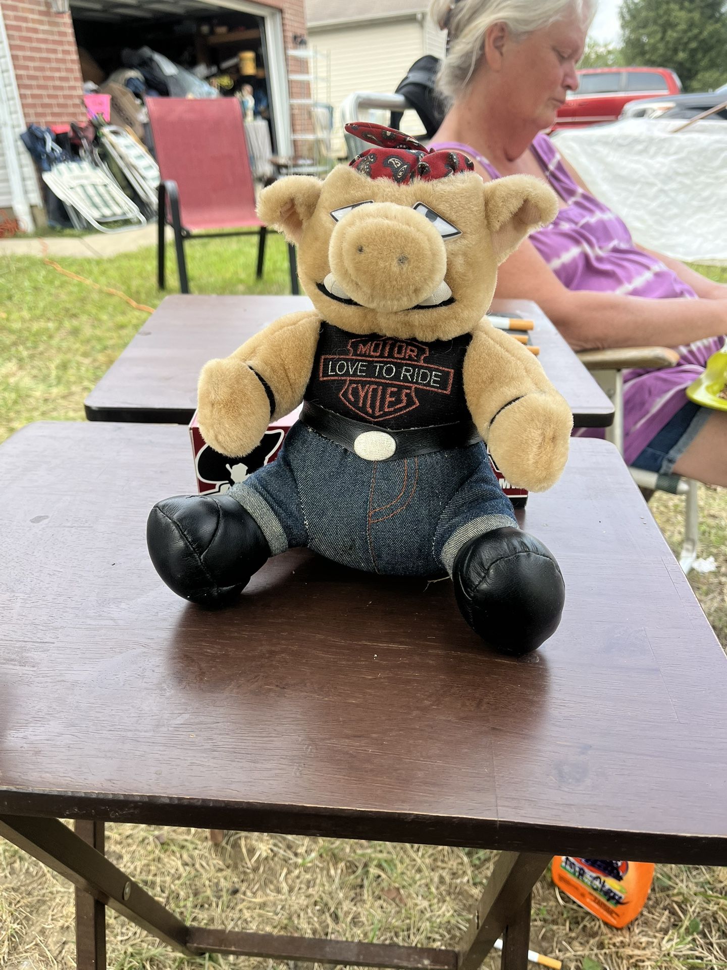 4  Harley Davidson Pig Stuff Animals 20.00 Each