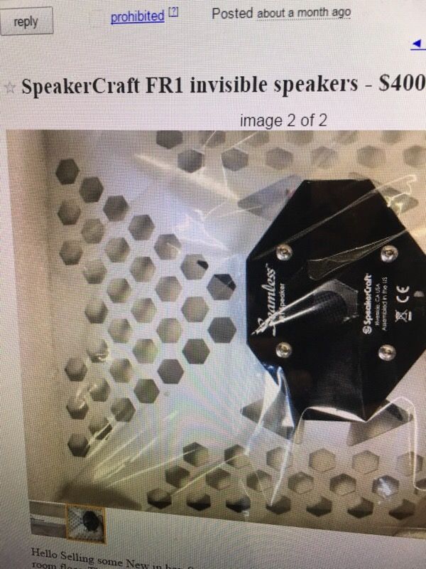 Invisible speakers