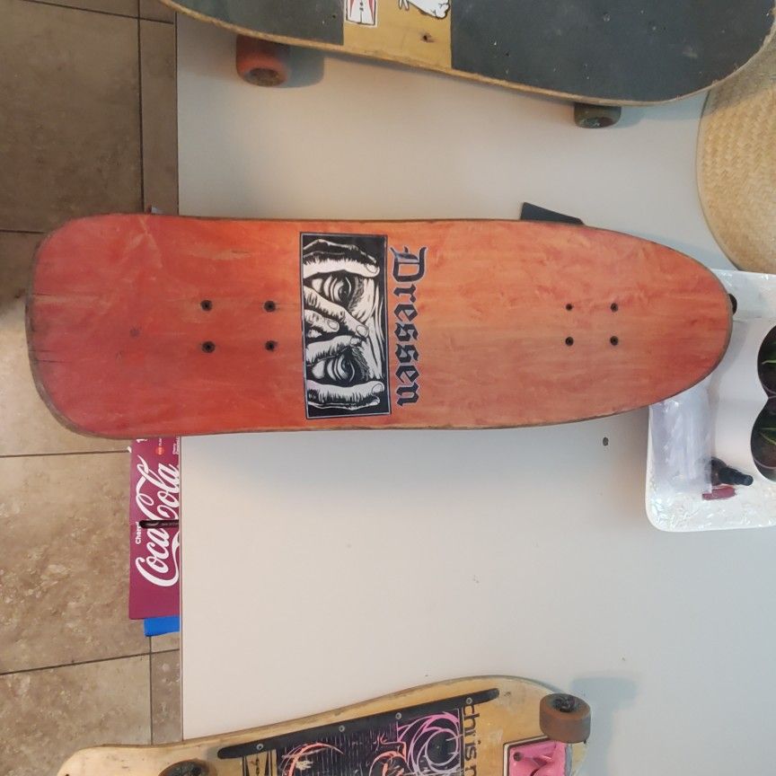 Vintage Santa Cruz Eric Dressen Everslick Skateboard for