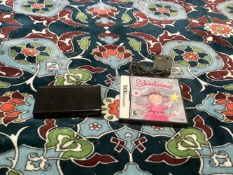 Black Nintendo DS Lite Console Power Cord And 2 Games