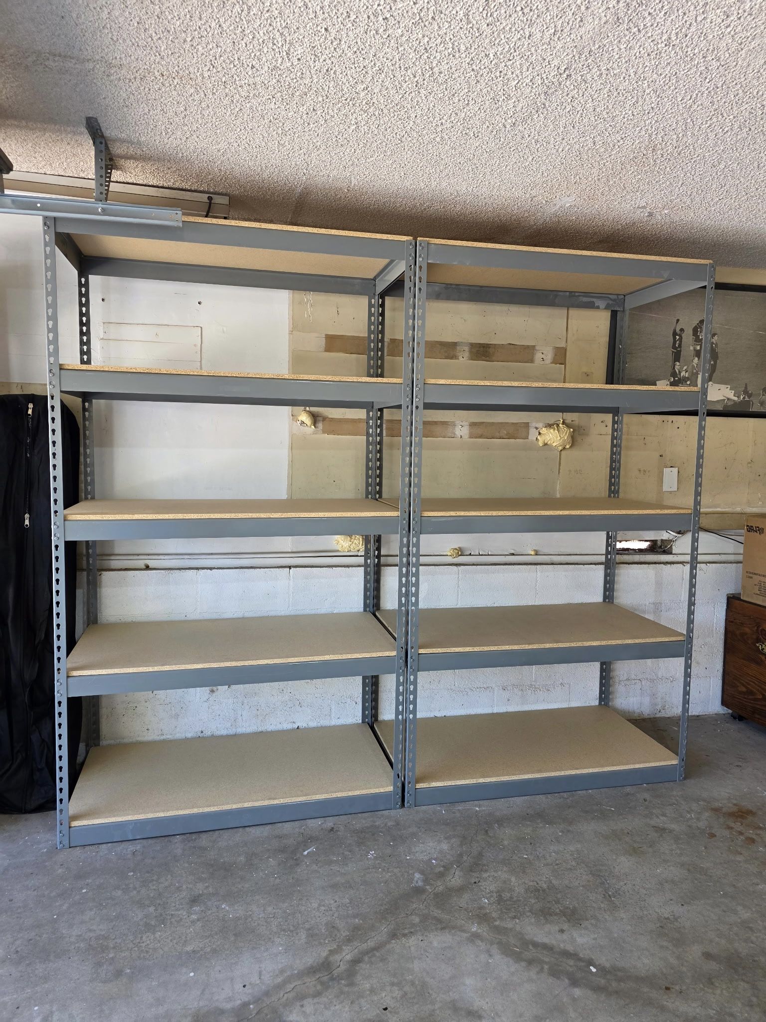 48 in W x 24 in D Boltless Storage Rack Garage Office Warehouse Shelving Delivery Available