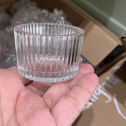 Ribbed Tealight Candle Holders (96)