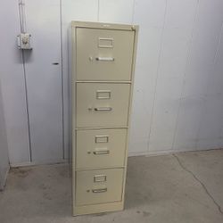Solid Metal File Cabinet With Key For Letter Size Paper 