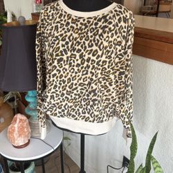AMUSE LEOPARD SWEATSHIRT M/L