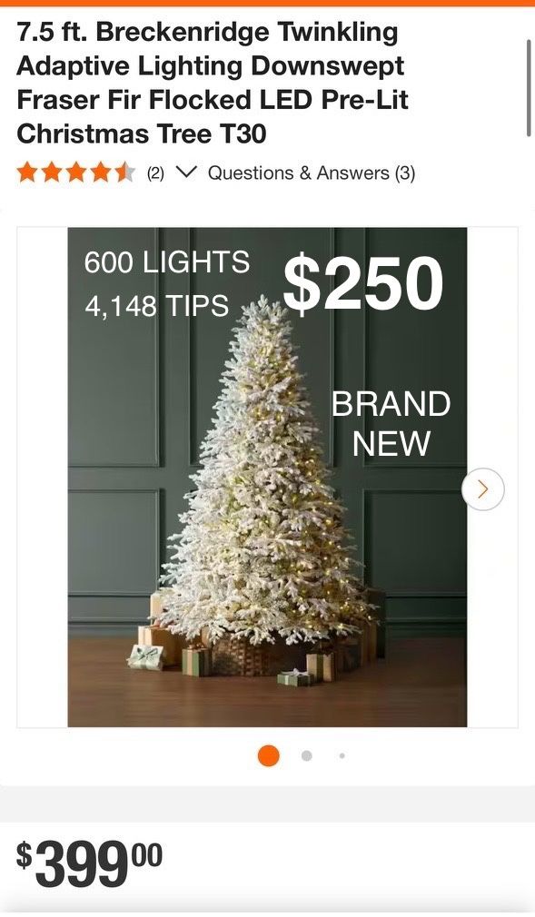 7.5 FEET CHRISTMAS TREE