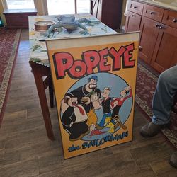 Popeye the Sailorman framed poster