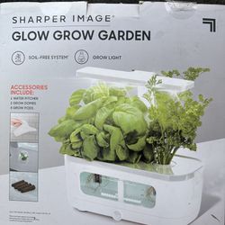 Sharper Image Glow Grow Countertop Garden