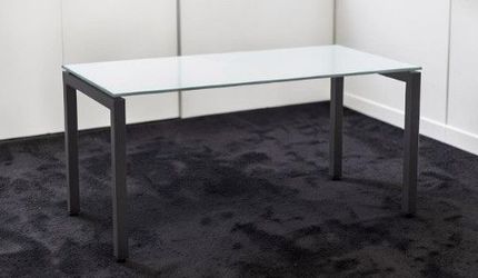 P Glass  Desk – New – $450 📦 Miami