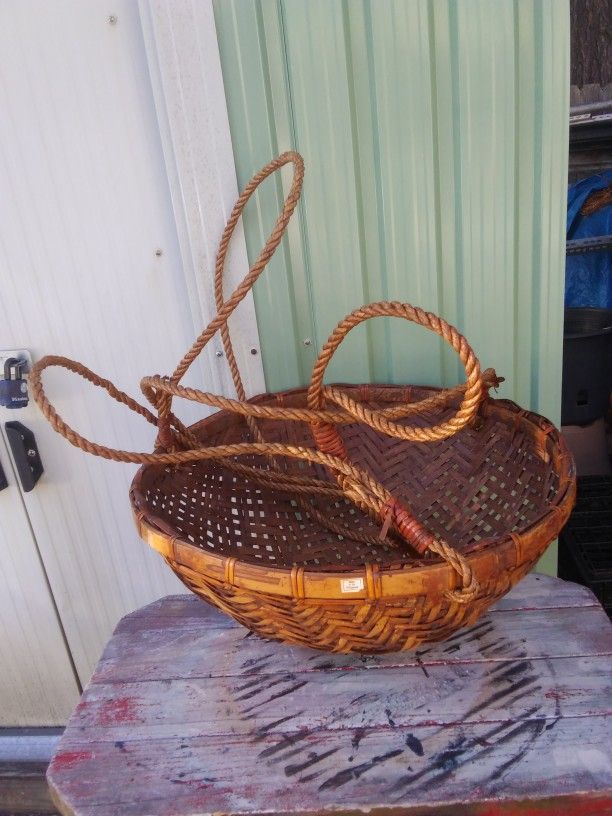 Bamboo Hanging Plant Holder