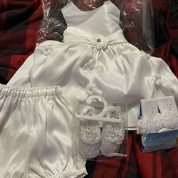 Brand New Baptism Dress Outfit