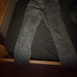 aeropostale jeans black n gray