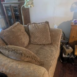 Matching Sofa & Chair Oversized Designer Delivery 