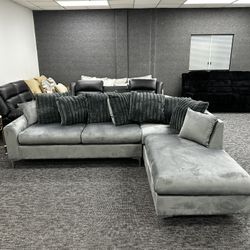 Brand New Gray Sectional $599