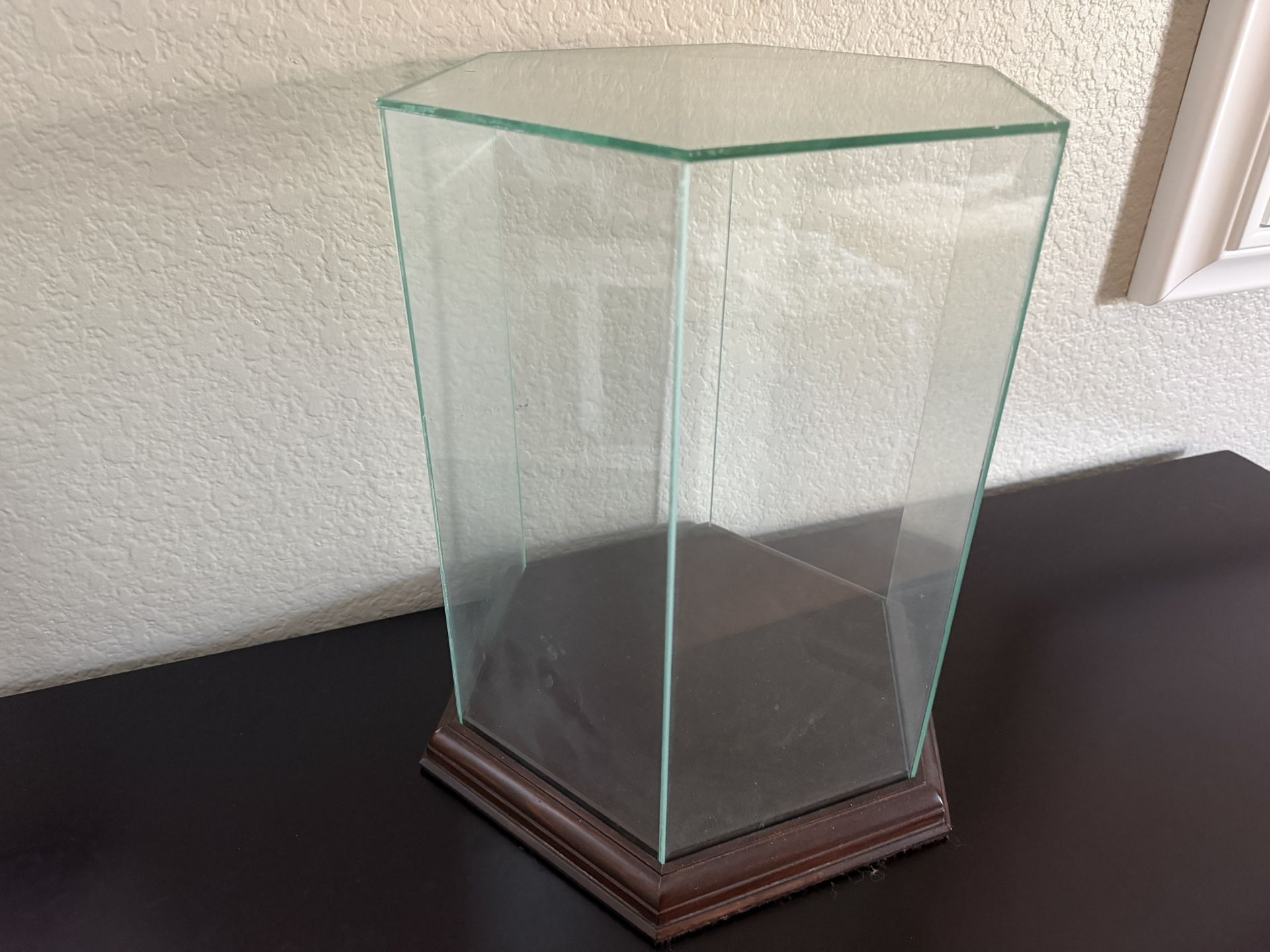 Vintage Glass Display Case For Collectibles 