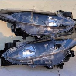 14-16 Mazda 3 Projector Headlights Luces Calaveras Micas Faros Focos Faroles