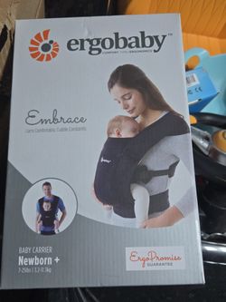 Ergobaby Embrace Newborn Baby Carrier 7–25 lbs – Original Box