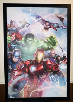 Avengers wall picture