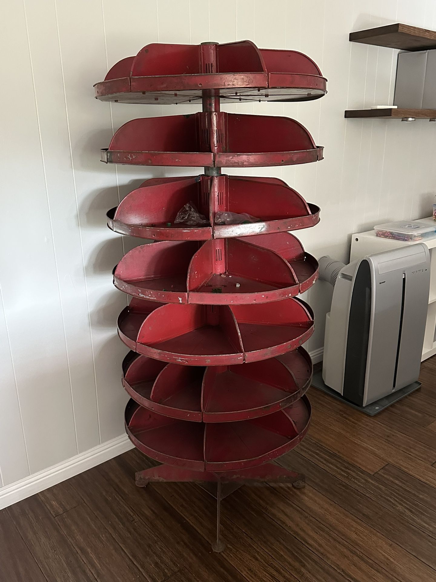 Vintage Rotating Hardware Organizer