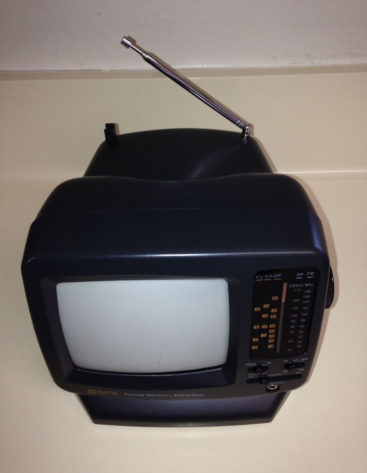 Old Mini CRT TV