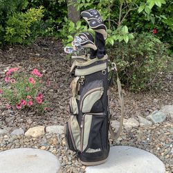 AMF Z-XT Ladies Golf Set (5&6 Hybrid,7i,8i,9i,pw,sw,putter,Driver,3 &5 Wood+bag)