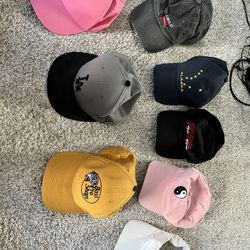 assortment of hats