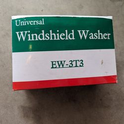 New Universal Electric Windshield Washer Complete Kit EW-3T3 12 V