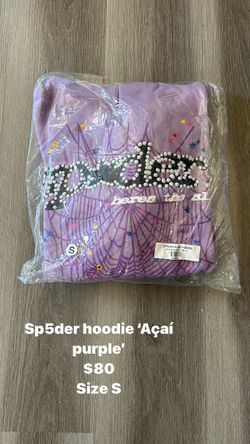 Sp5der hoodie ‘açaí purple’