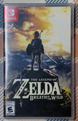 The Legend of Zelda: Breath of the Wild Nintendo Switch Cartridge/Case Clean V18