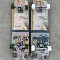 2 new complete skateboards - Element brand