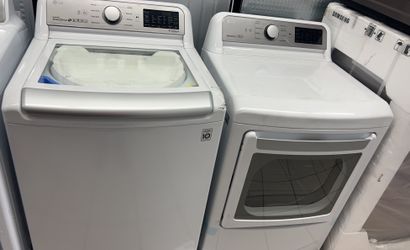 LG Topload Washer And Dryer Set Open Box 