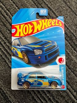 Hot Wheels Blue Subaru Impreza WRX | Brand New | J-Imports