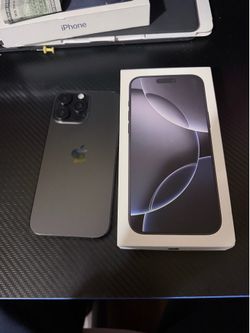 iPhone 16 pro max 256 gb color black