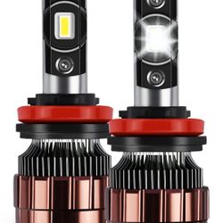 9005 LED Headlight Bulbs, 6000K Cool White Perfect Beam Conversion Kit, IP67 Waterproof Dust-proof High Bright Lamp