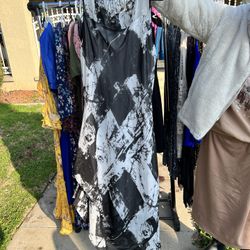 Black N White Fancy Dress