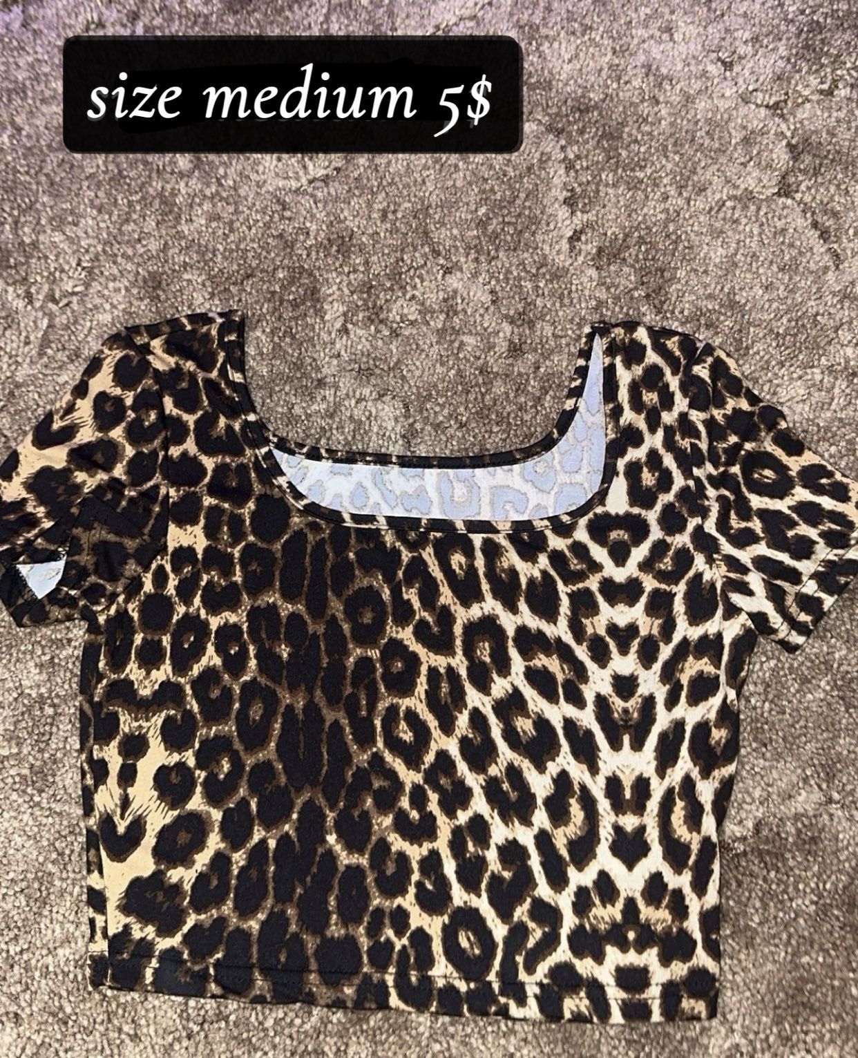 medium leopard print shirt