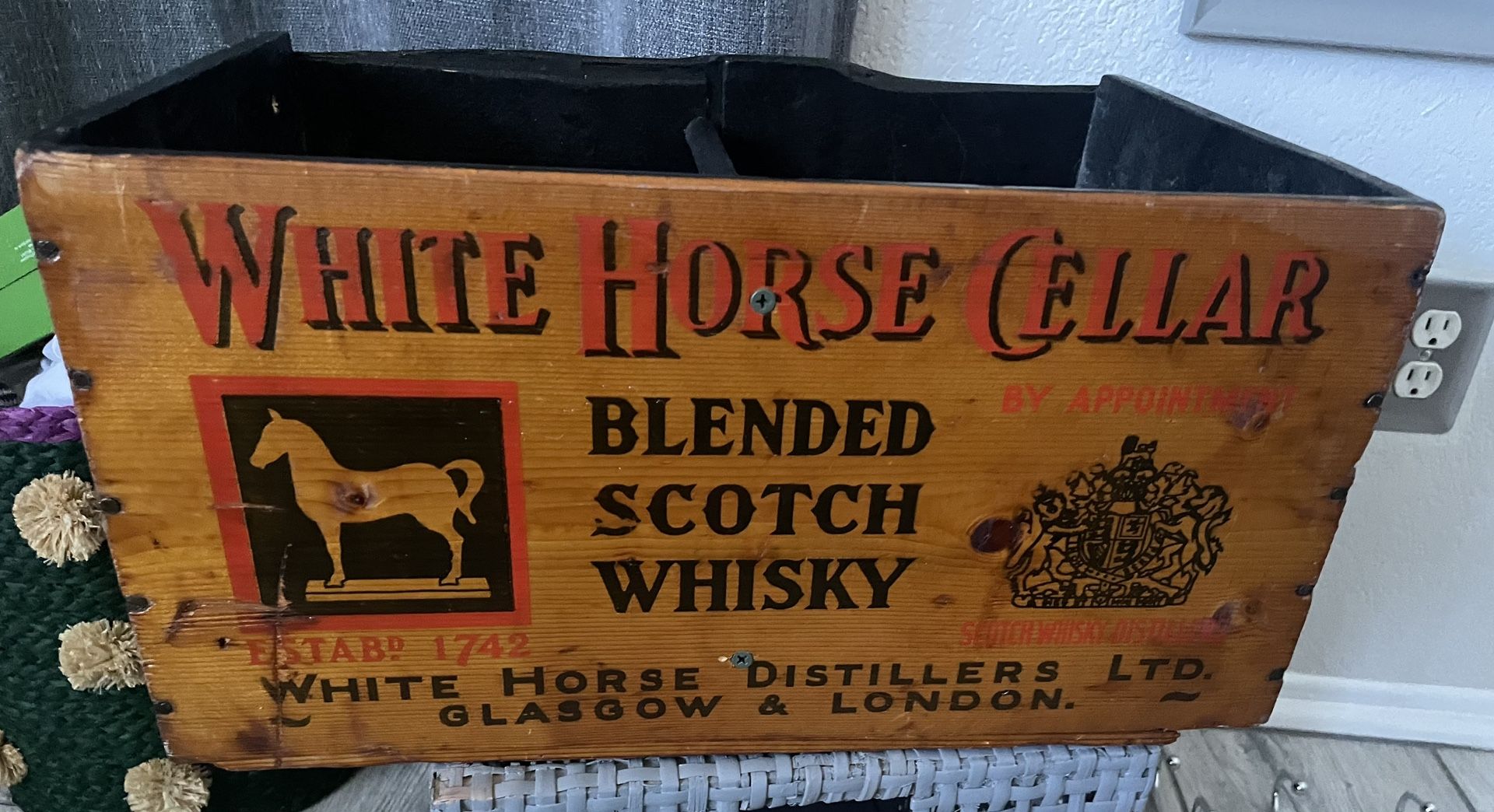 Vintage whiskey crate Beautiful Color Tone PU Only Murrieta