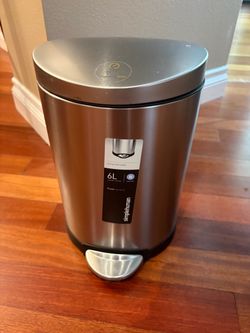 Simple human Mini Trash Can 6L