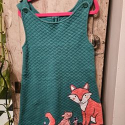 Jojo Maman Bebe quilted fox pinnie
Size 3-4
