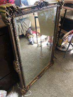 Large Gold Mirror