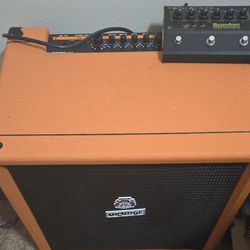 Orange Crush 100watt Bass Amp With Sans Amp Pre-Amp