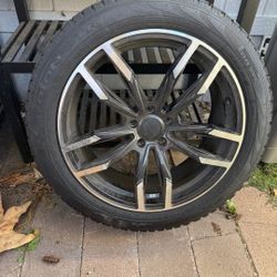 245/50R20 Pirelli Scorpion Tire (1) Ford Edge Rim