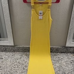 Yellow Michael kors Dress Small size